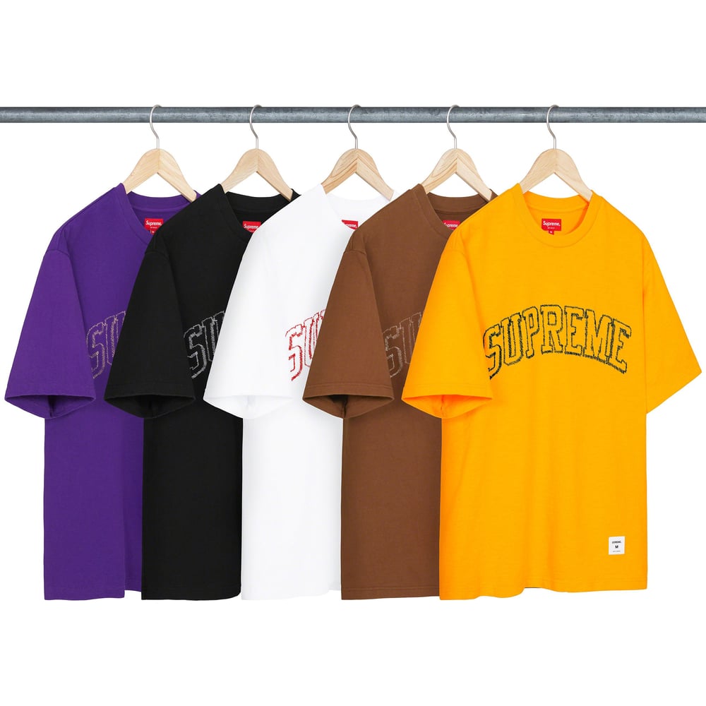 Supreme Sketch Embroidered S S Top