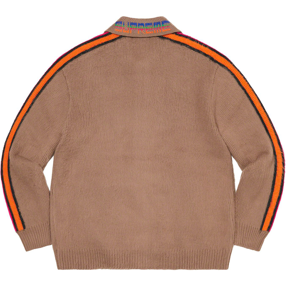 Details on Sleeve Stripe Zip Up Sweater [hidden] from spring summer
                                                    2023 (Price is $188)