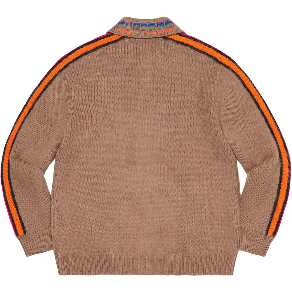 Details on Sleeve Stripe Zip Up Sweater [hidden] from spring summer
                                                    2023 (Price is $188)