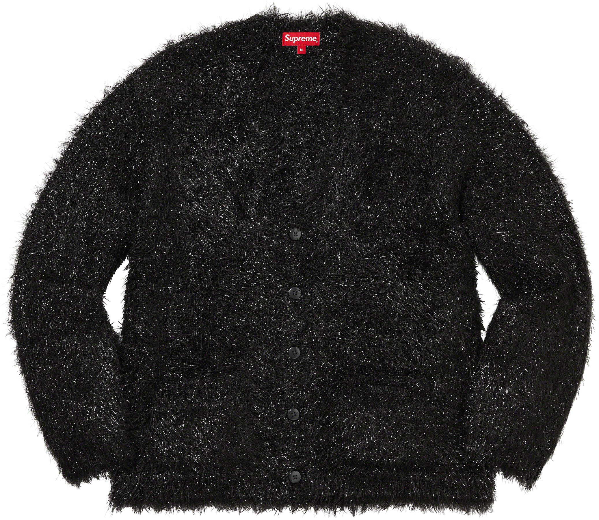 23ss Supreme Sparkle Cardigan Black L