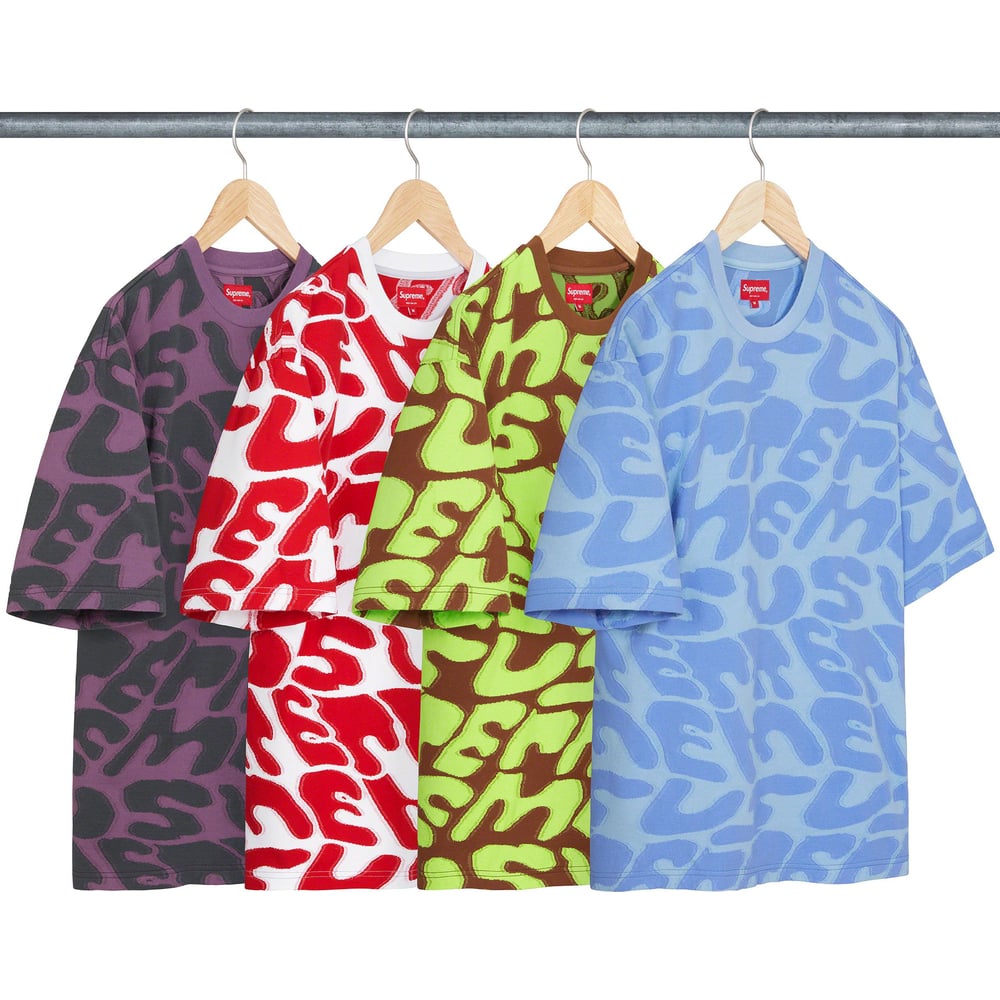 Supreme Stacked Intarsia S S Top for spring summer 23 season