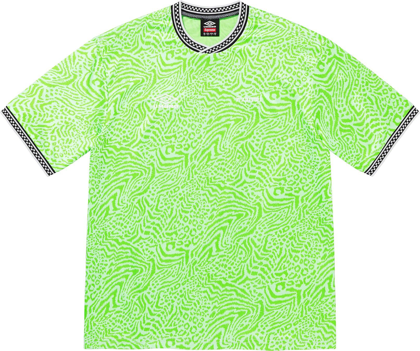 希少　supreme umbro animal サッカーシャツ