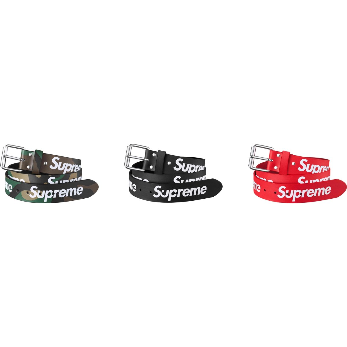 Supreme Repeat Leather Belt for spring summer 24 season