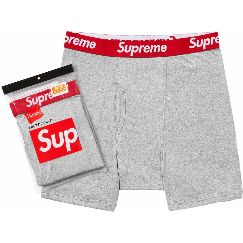 Details on Supreme Hanes Boxer Briefs 2 Pack  from spring summer
                                                    2024 (Price is $32)