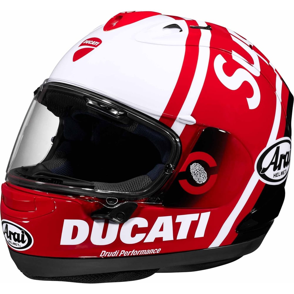 Details on Supreme Ducati Arai Corsair-X Helmet  from spring summer
                                                    2024
