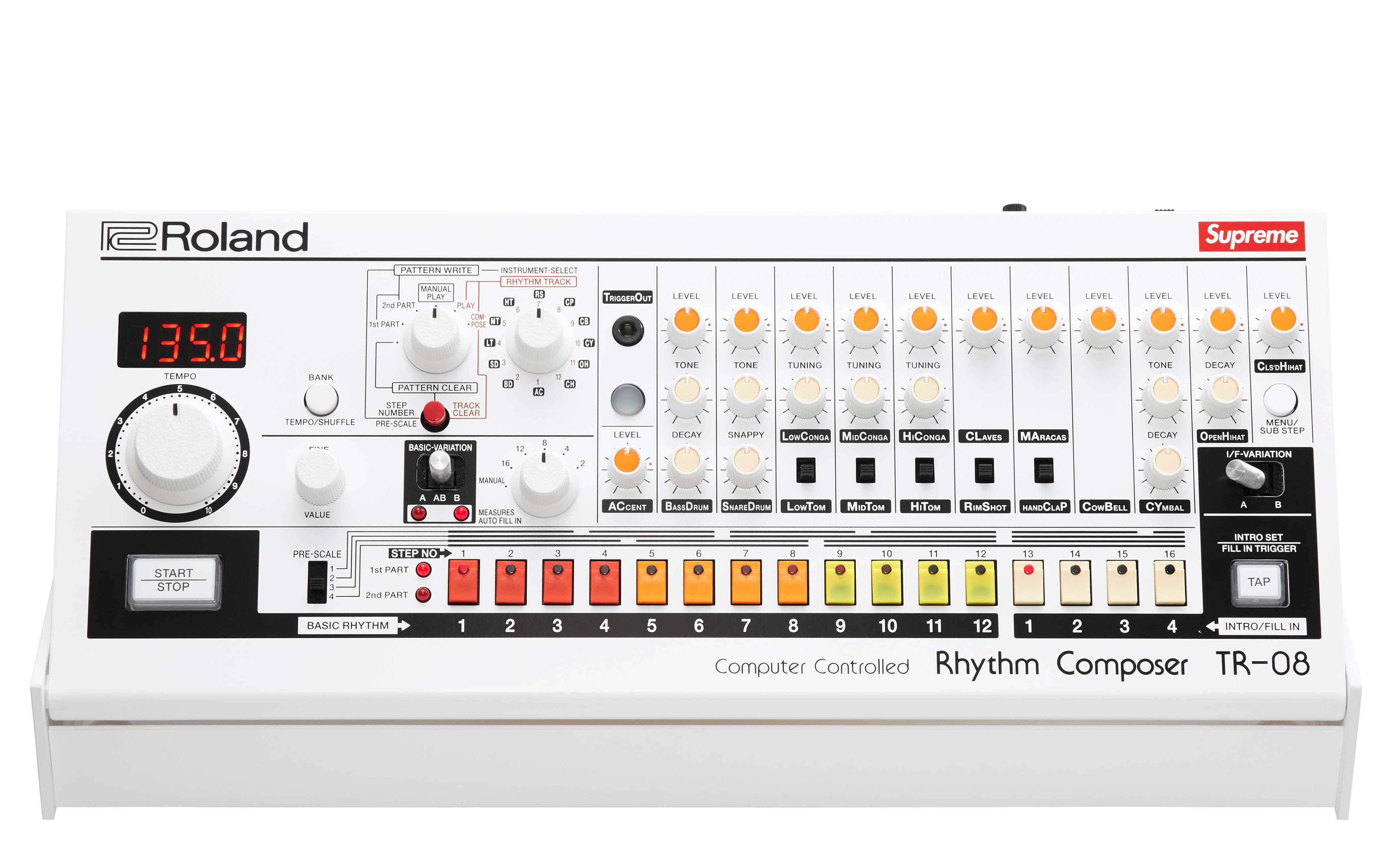 Roland TR 08 Rhythm Composer spring summer 2024 Supreme