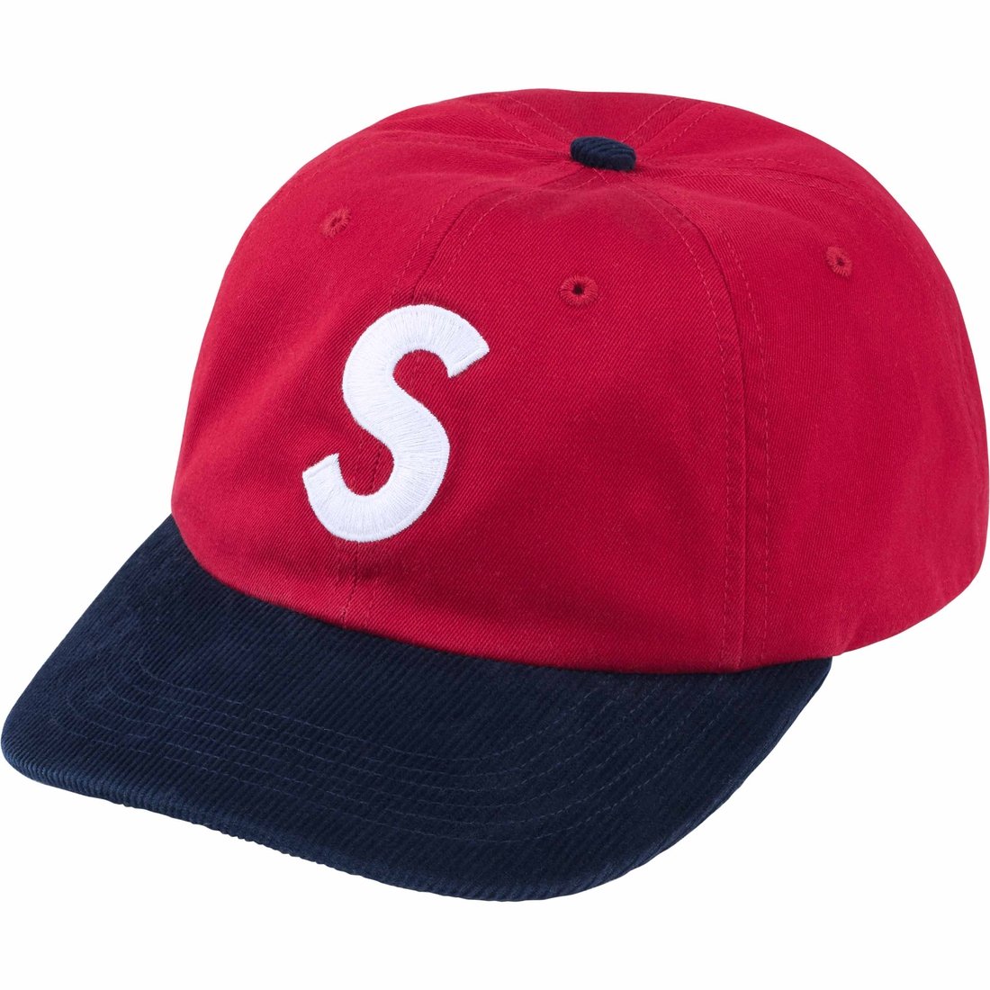 Details on 2-Tone S Logo 6-Panel Red from spring summer
                                                    2024 (Price is $48)