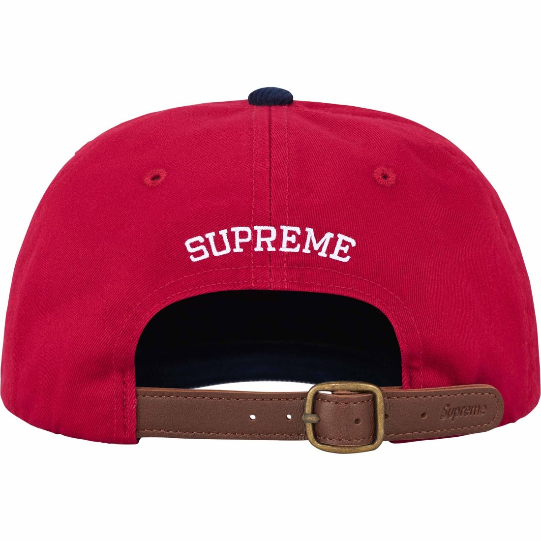 Details on 2-Tone S Logo 6-Panel Red from spring summer
                                                    2024 (Price is $48)