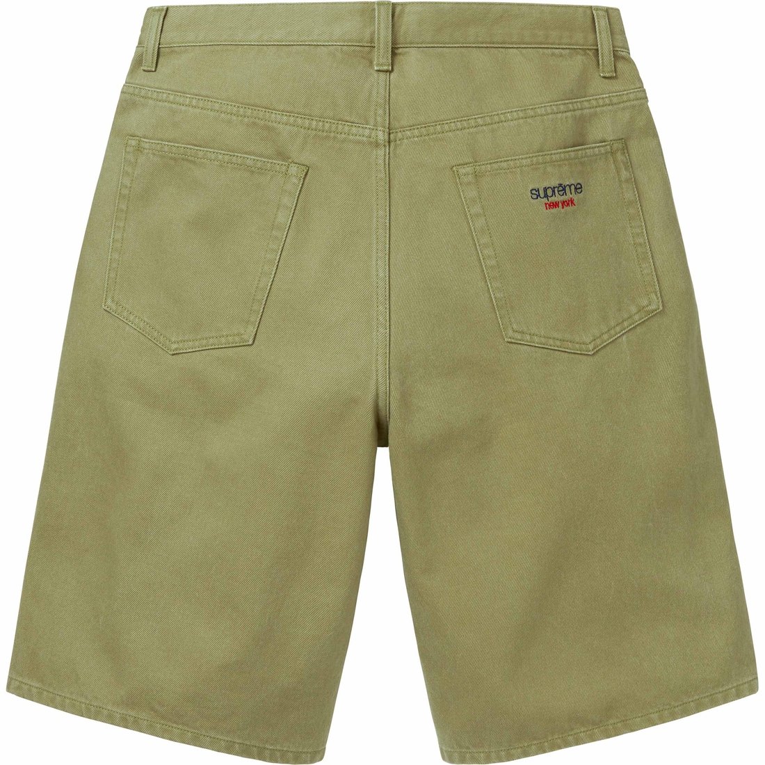 Supreme Baggy Denim Short (SS24) - Light Olive - $138