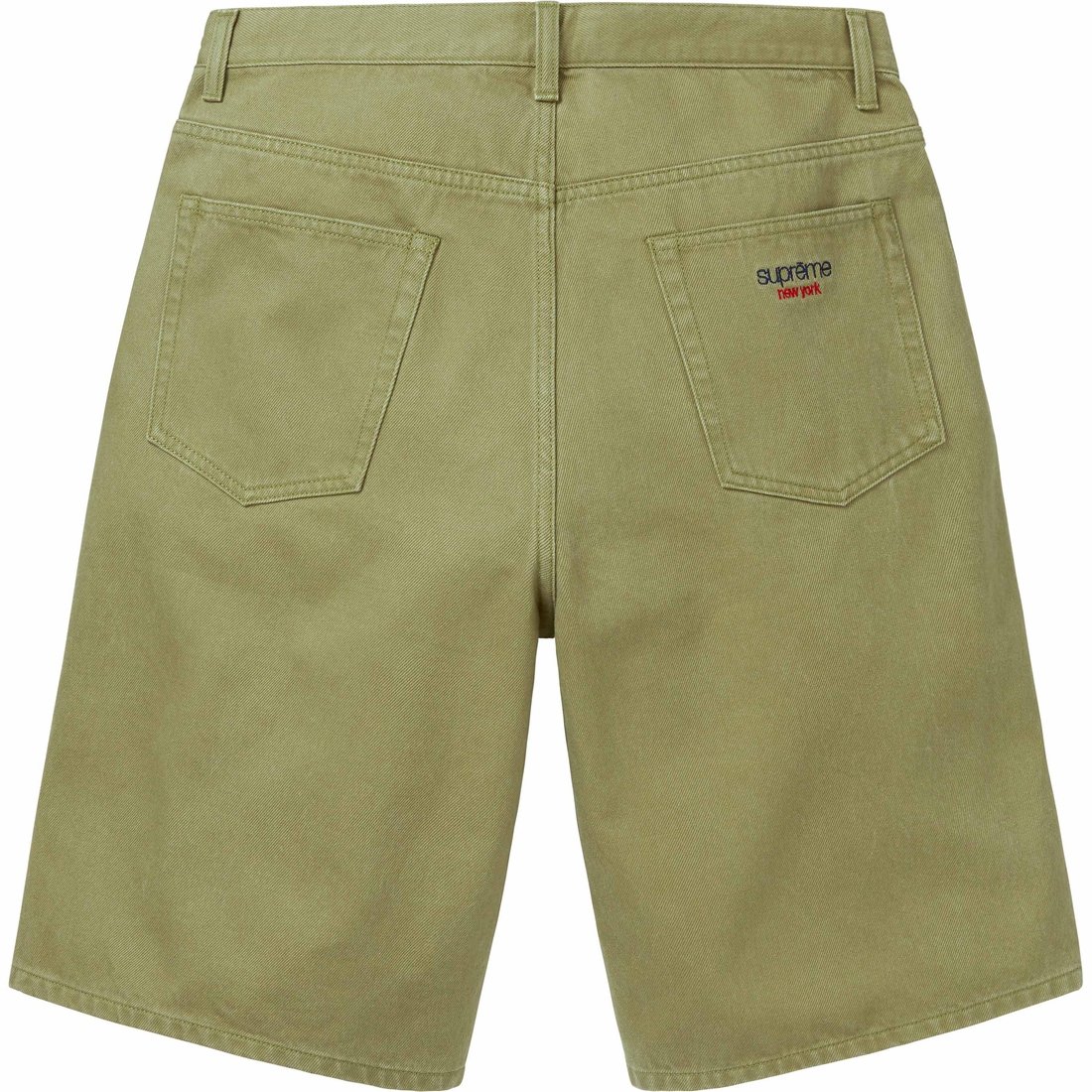 Details on Baggy Denim Short Light Olive from spring summer
                                                    2024 (Price is $138)