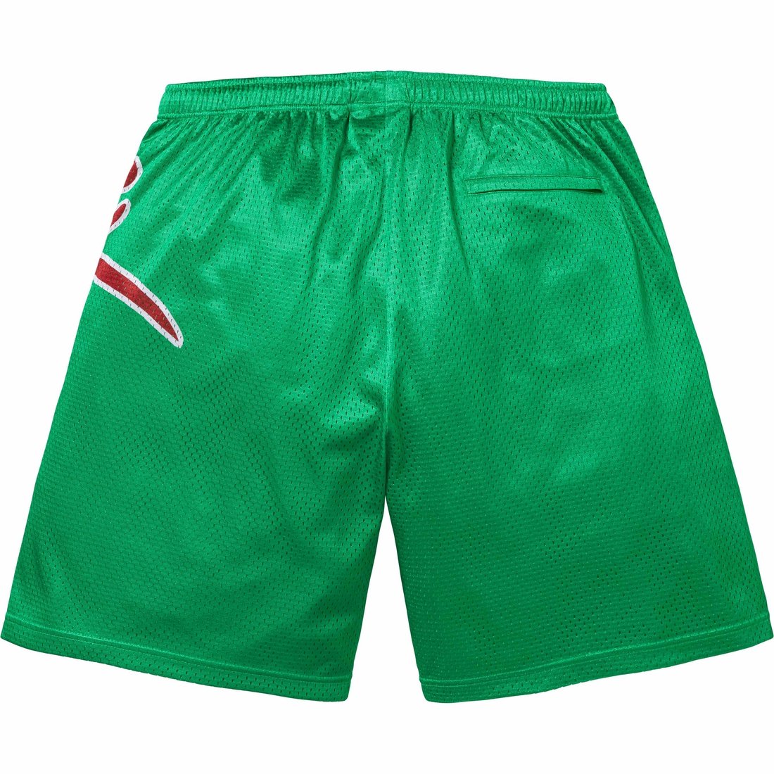 Supreme Big Script Mesh Short (SS24) - Green - $110