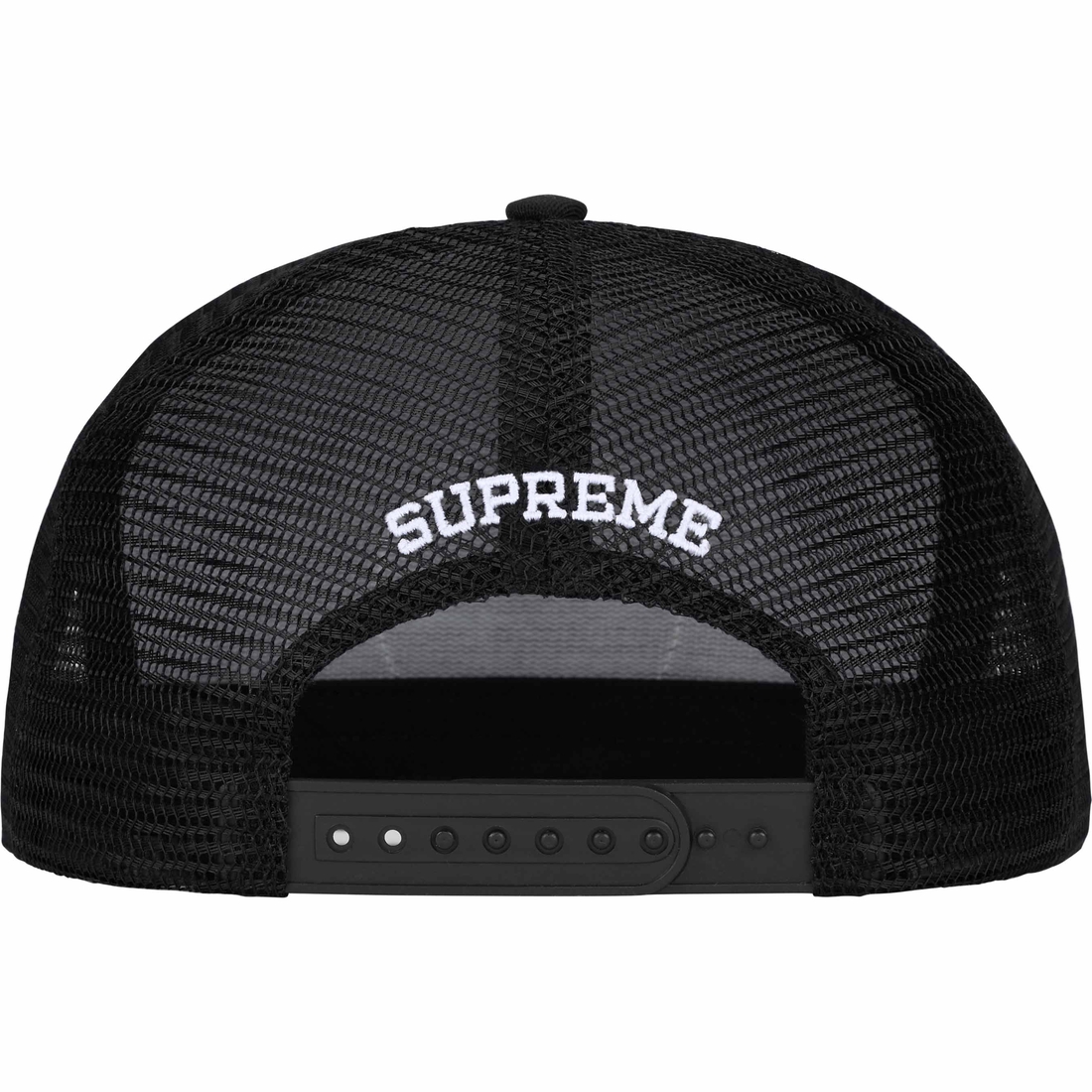 Details on Black Cat Mesh Back 5-Panel Black from spring summer
                                                    2024 (Price is $48)