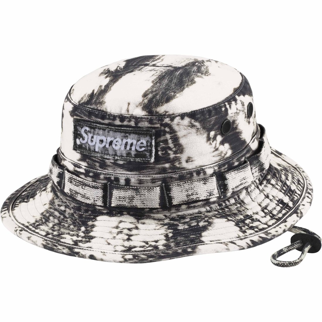 Supreme Bleached Chino Boonie (SS24) - Black - $68