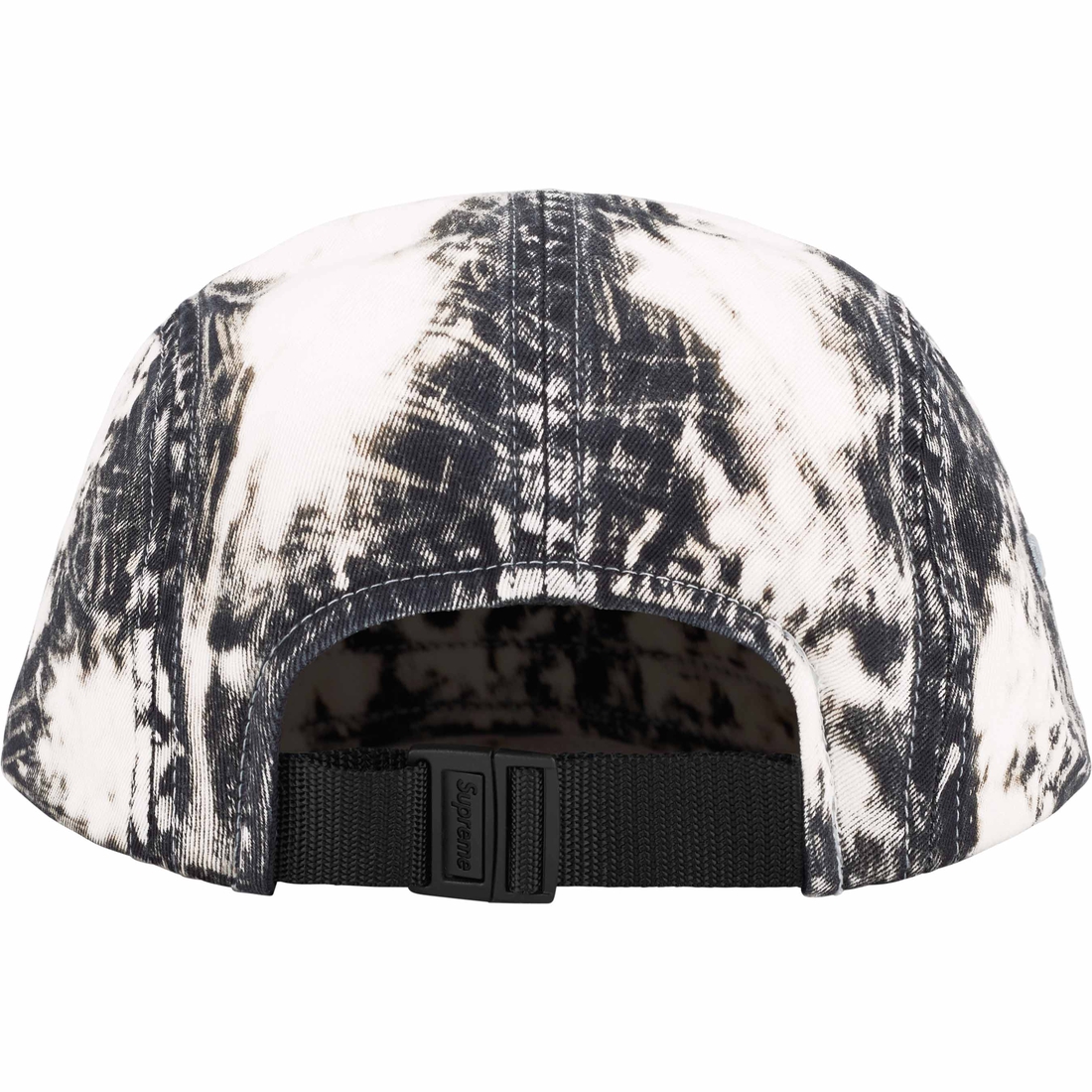 Supreme Bleached Chino Camp Cap (SS24) - Black - $54