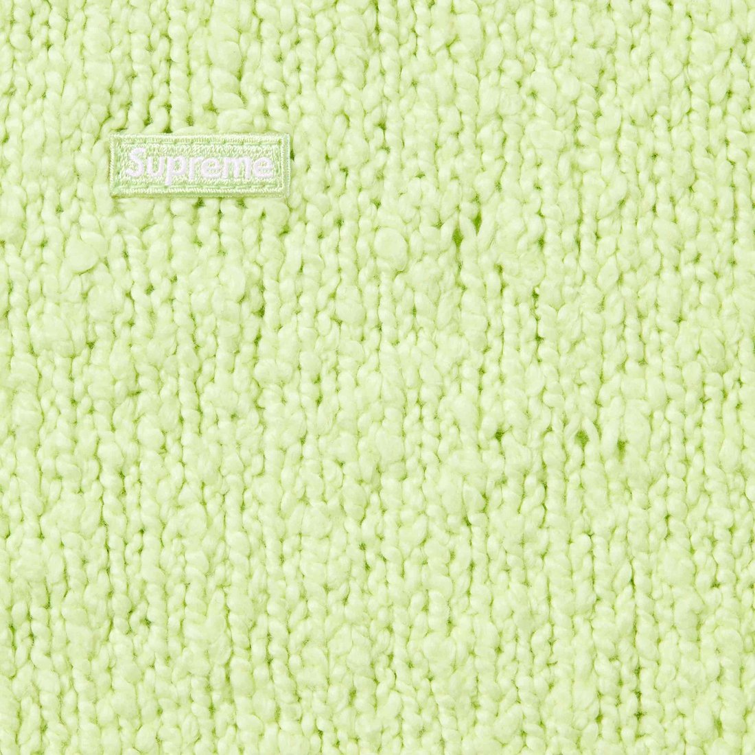 Details on Bouclé Small Box Sweater Bright Lime from spring summer
                                                    2024 (Price is $148)