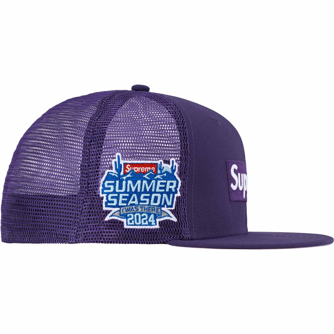 Details on Box Logo Mesh Back New Era Purple from spring summer
                                                    2024 (Price is $54)