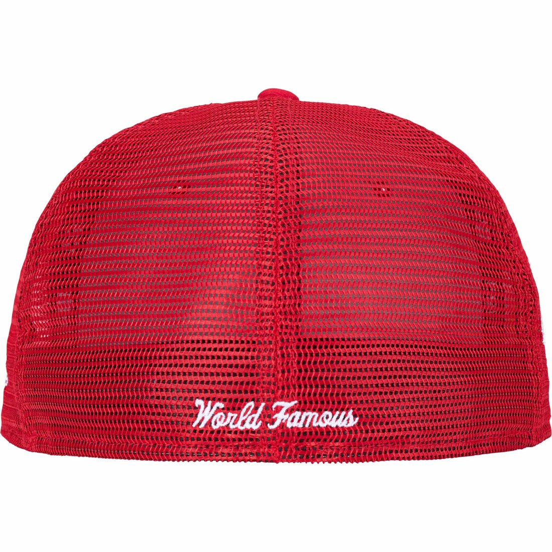 Details on Box Logo Mesh Back New Era Red from spring summer
                                                    2024 (Price is $54)