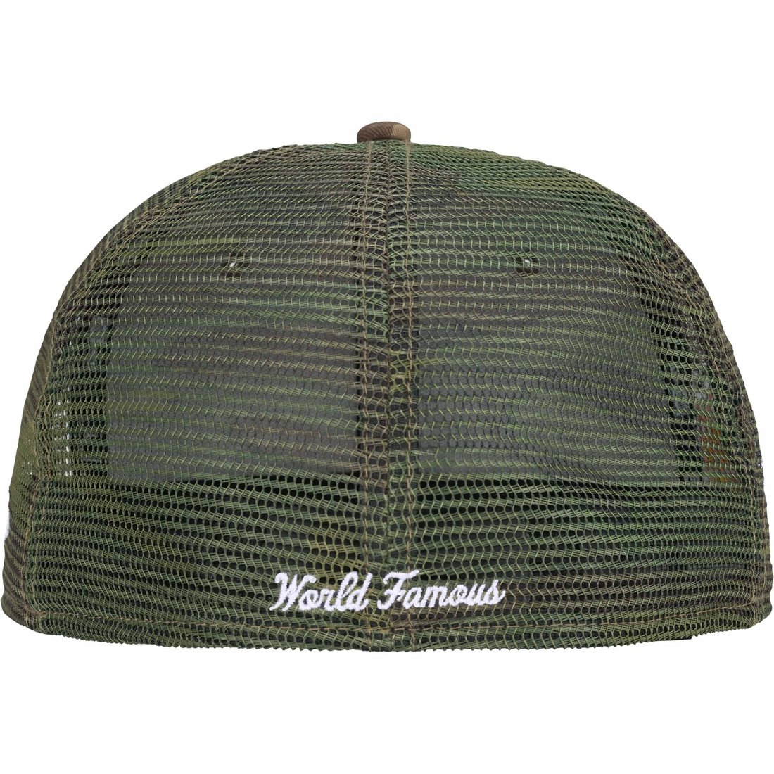 Details on Box Logo Mesh Back New Era Woodland Camo from spring summer
                                                    2024 (Price is $54)