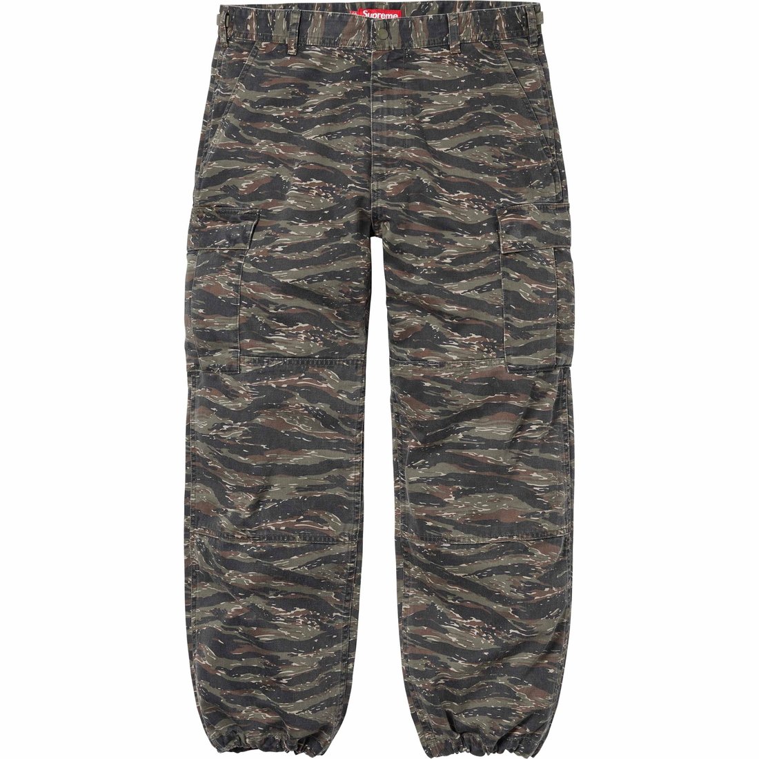 Details on Cargo Pant Olive Tiger Camo from spring summer
                                                    2024 (Price is $168)