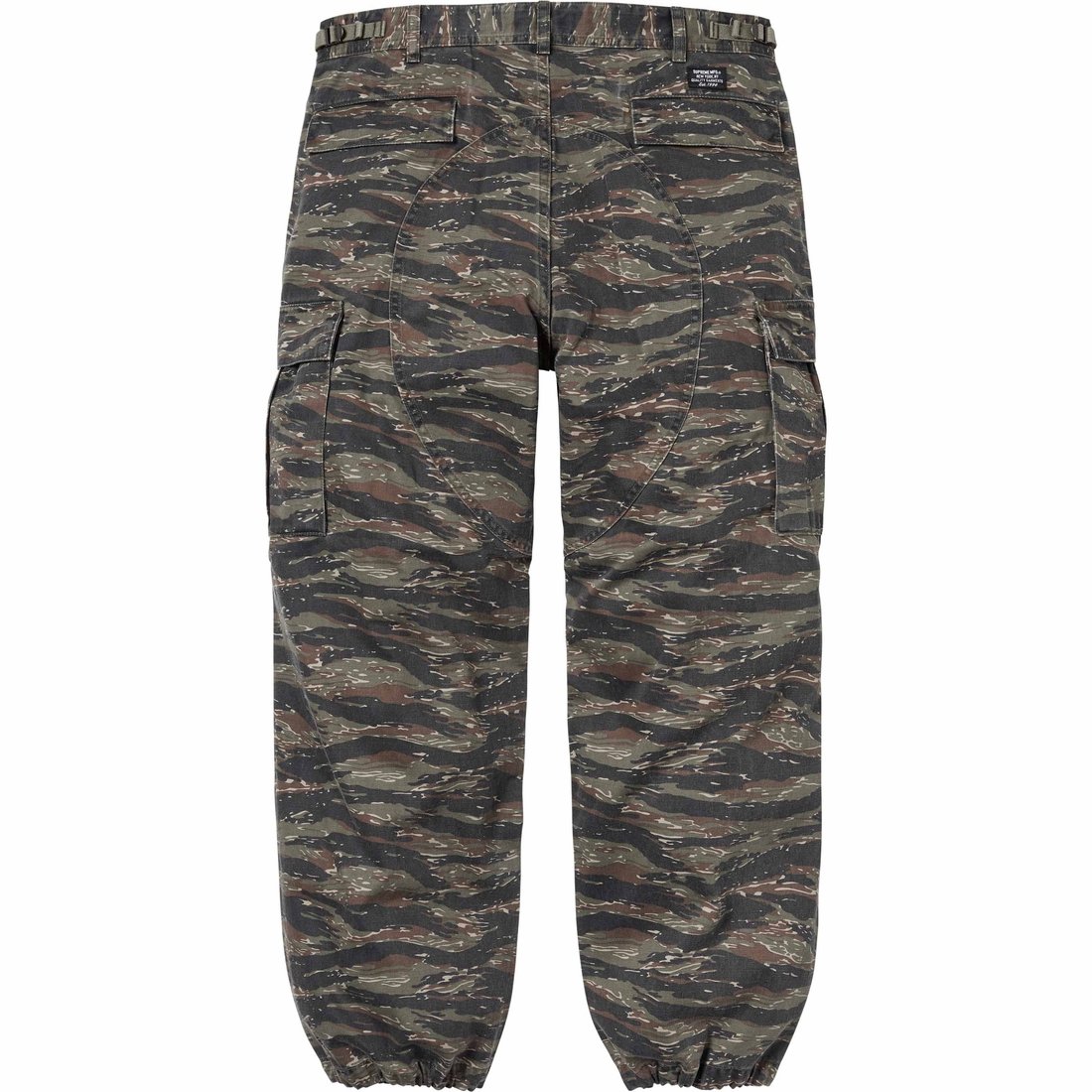 Details on Cargo Pant Olive Tiger Camo from spring summer
                                                    2024 (Price is $168)