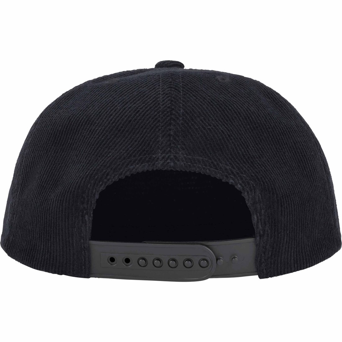 Details on Champagne Corduroy 5-Panel Black from spring summer
                                                    2024 (Price is $48)