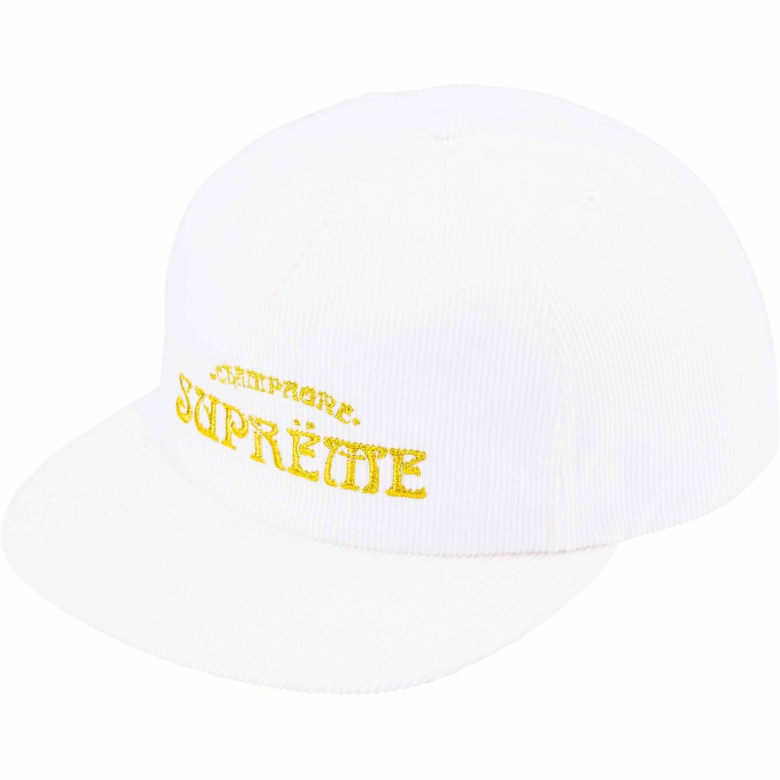 Details on Champagne Corduroy 5-Panel White from spring summer
                                                    2024 (Price is $48)