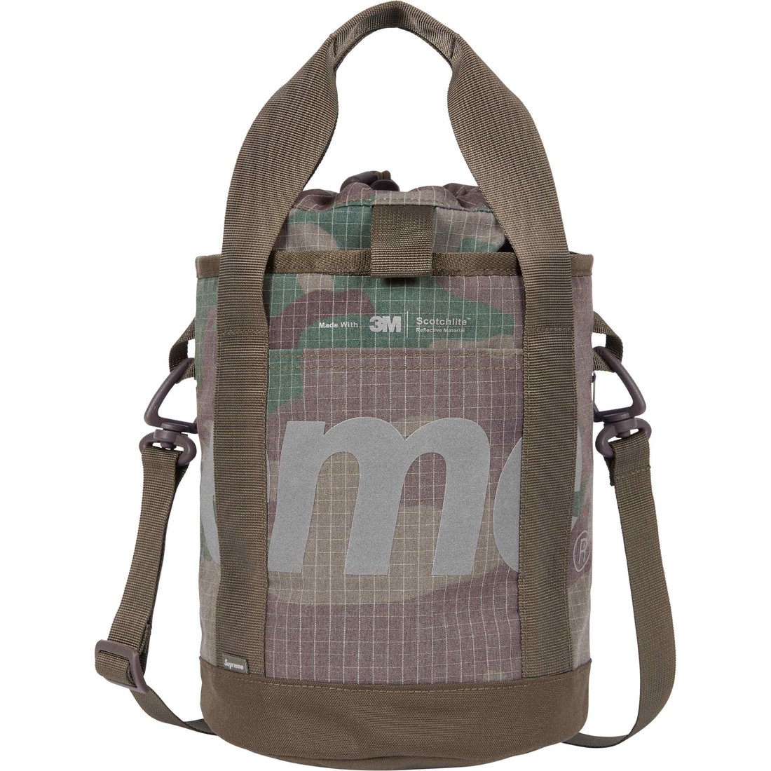 Details on Cinch Bag Woodland Camo from spring summer
                                                    2024 (Price is $78)