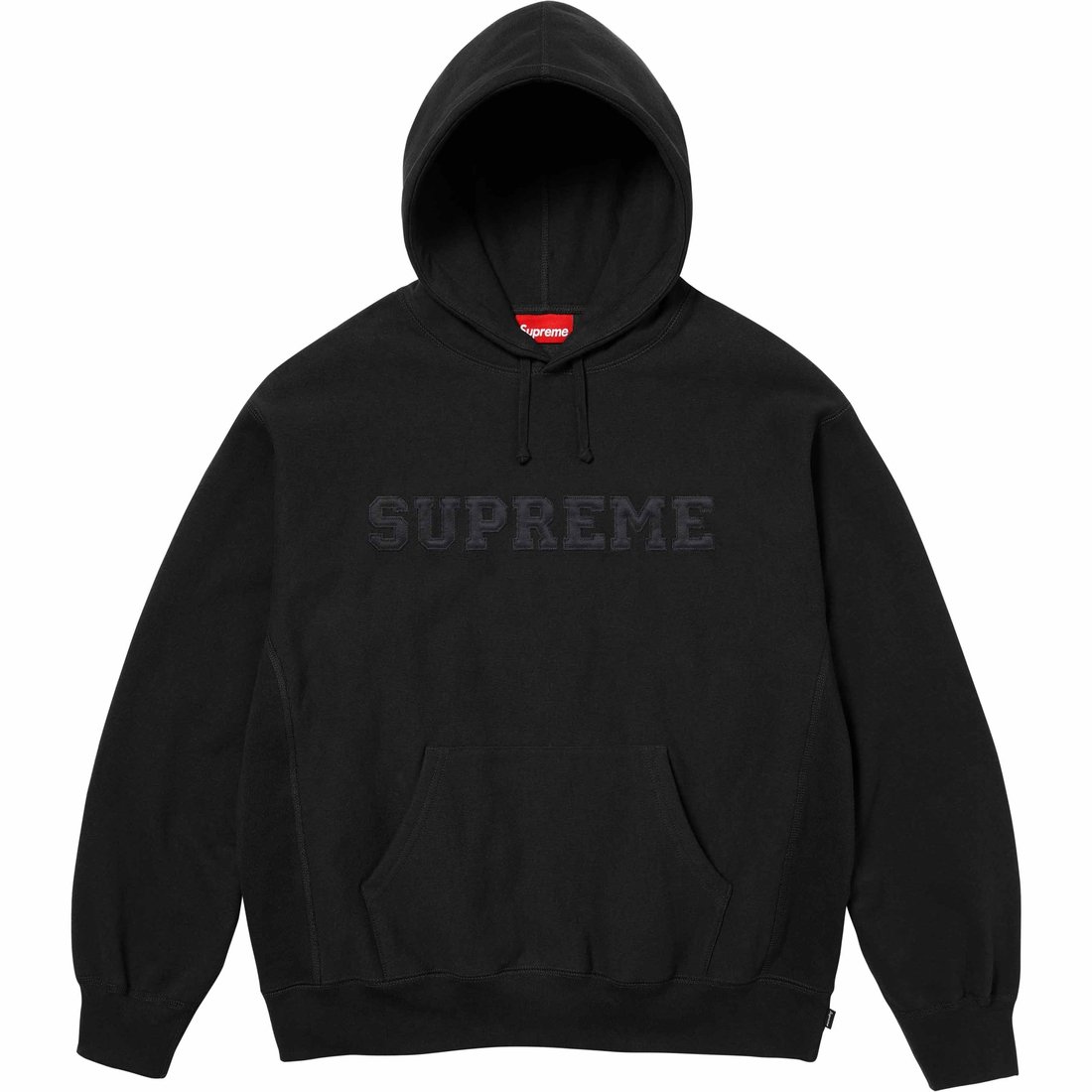 Details on Collegiate Hooded Sweatshirt Black from spring summer
                                                    2024 (Price is $158)