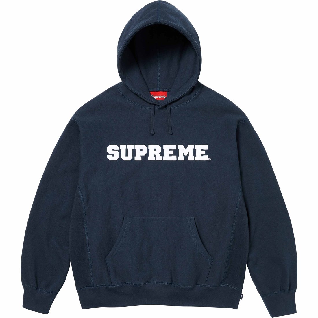 Supreme Collegiate Hooded Sweatshirt (SS24) - Navy - $158