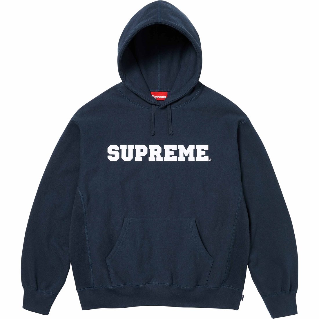 Details on Collegiate Hooded Sweatshirt Navy from spring summer
                                                    2024 (Price is $158)