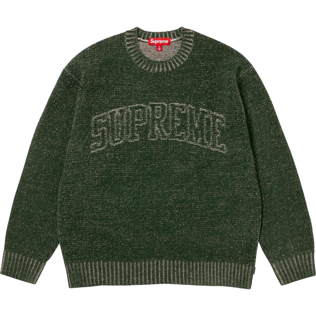 Details on Contrast Arc Sweater Olive from spring summer
                                                    2024 (Price is $148)