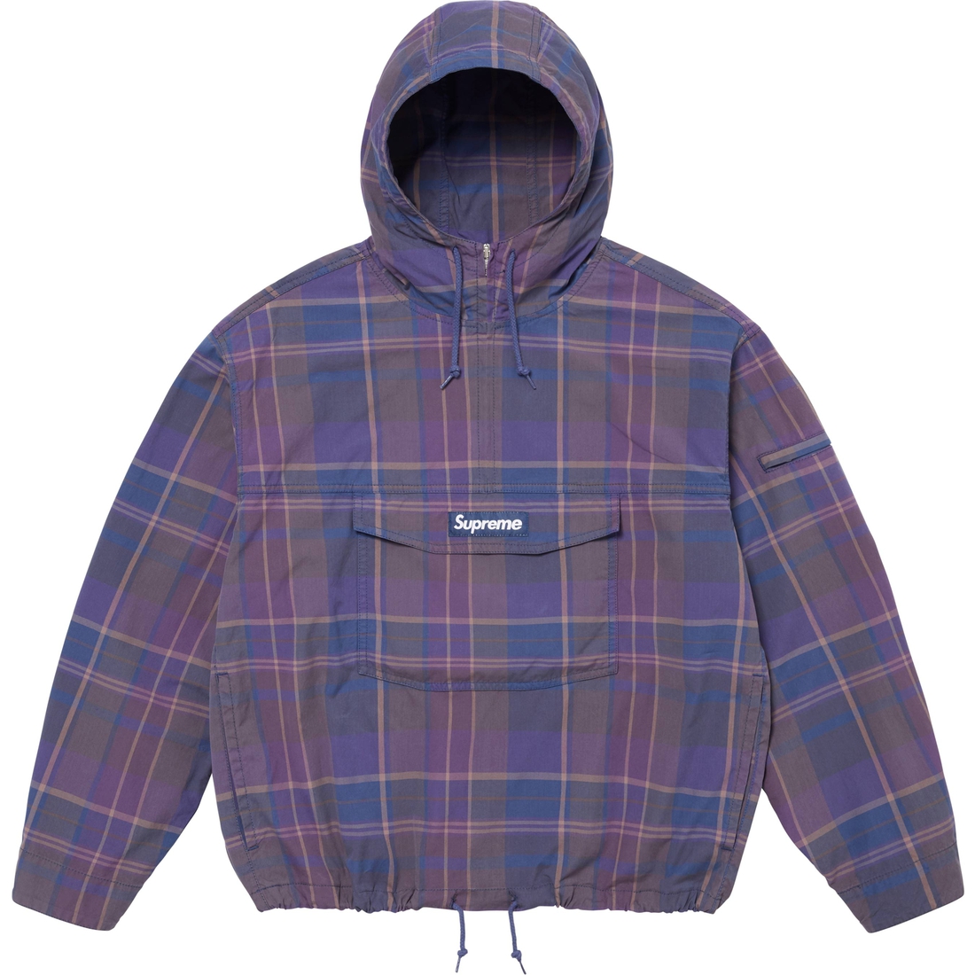 Details on Cotton Utility Anorak Plaid from spring summer
                                                    2024 (Price is $178)