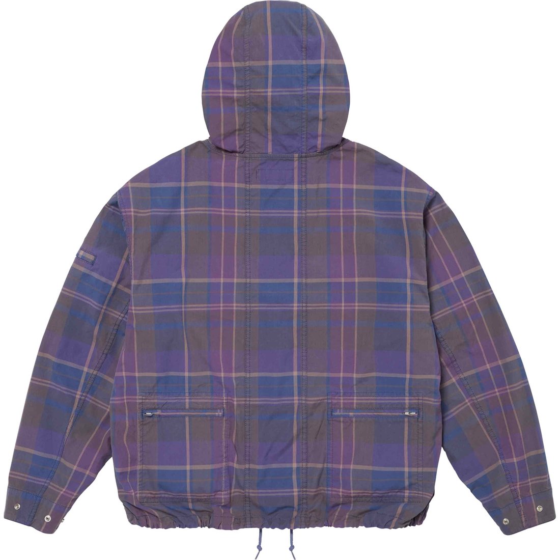 Details on Cotton Utility Anorak Plaid from spring summer
                                                    2024 (Price is $178)