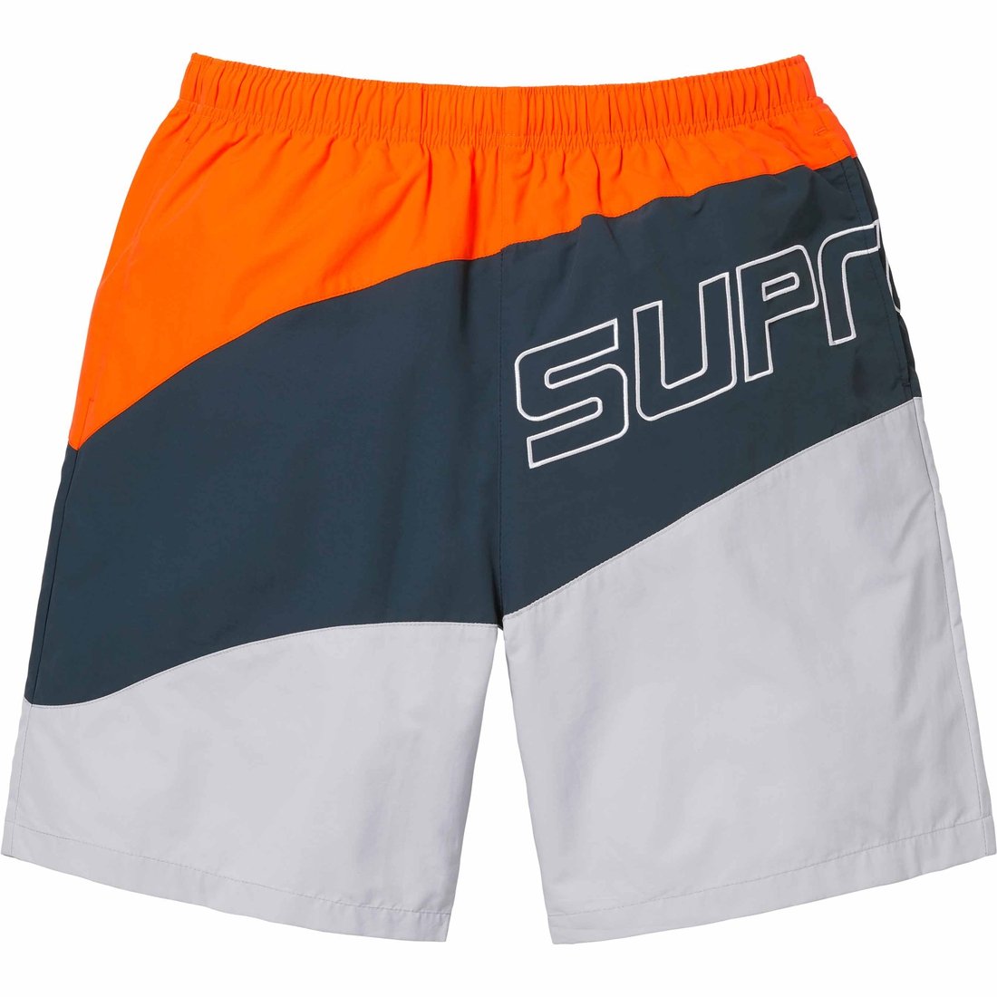 Supreme Curve Nylon Short (SS24) - Grey - $110