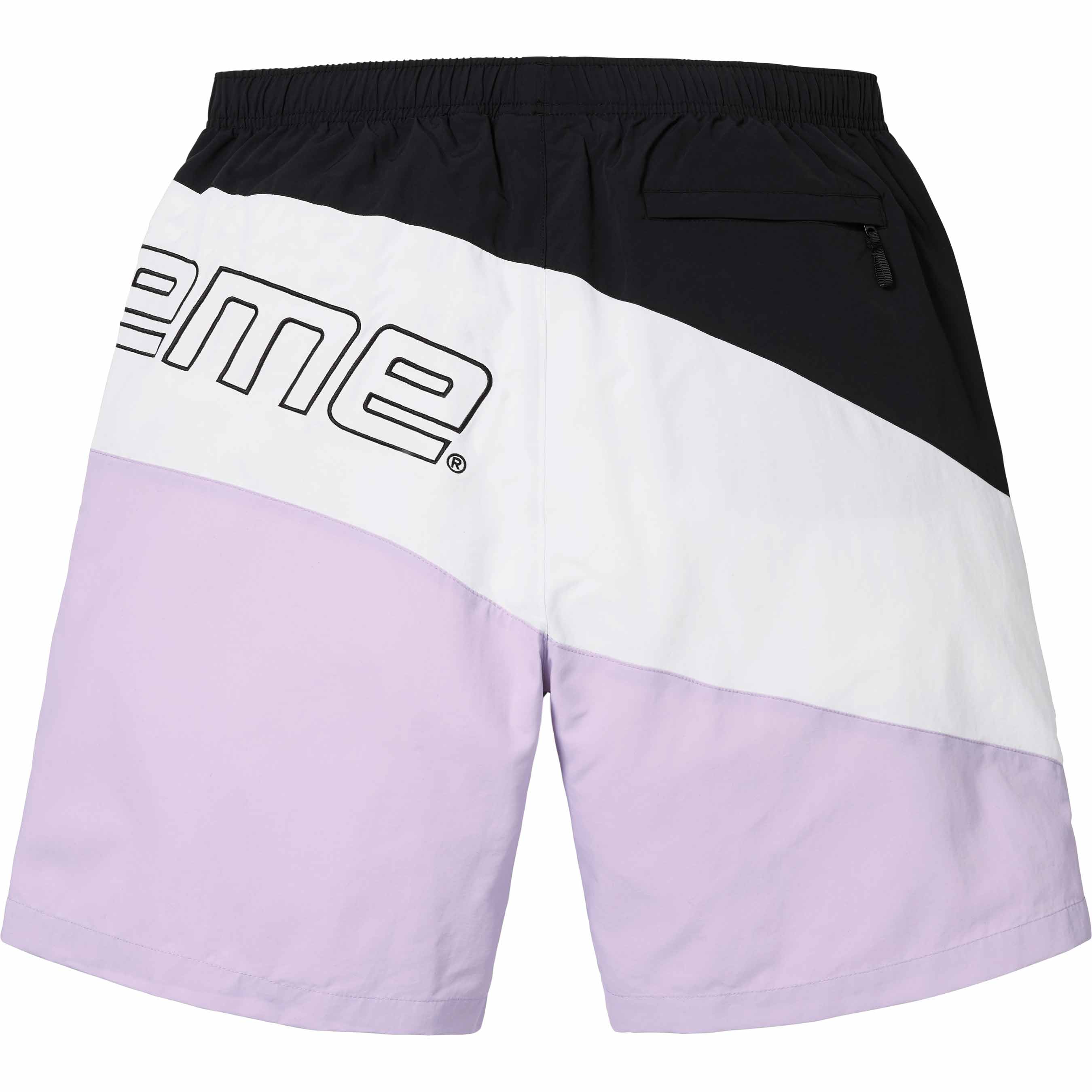 Supreme Curve Nylon Short Light Purple Men's - SS24 - GB