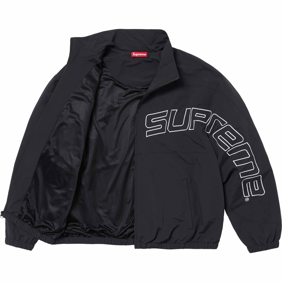 Details on Curve Track Jacket Black from spring summer
                                                    2024 (Price is $168)