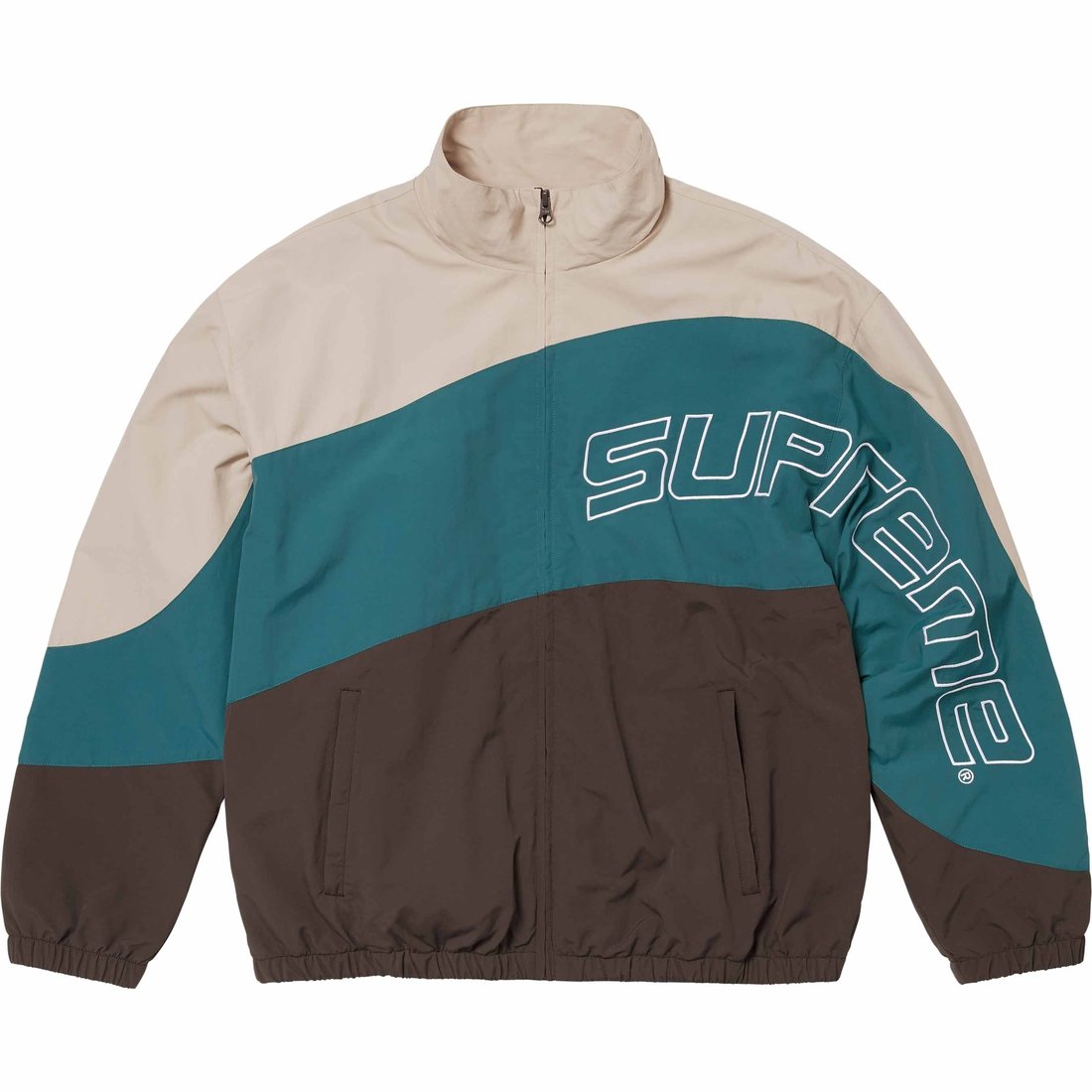 Details on Curve Track Jacket Brown from spring summer
                                                    2024 (Price is $168)