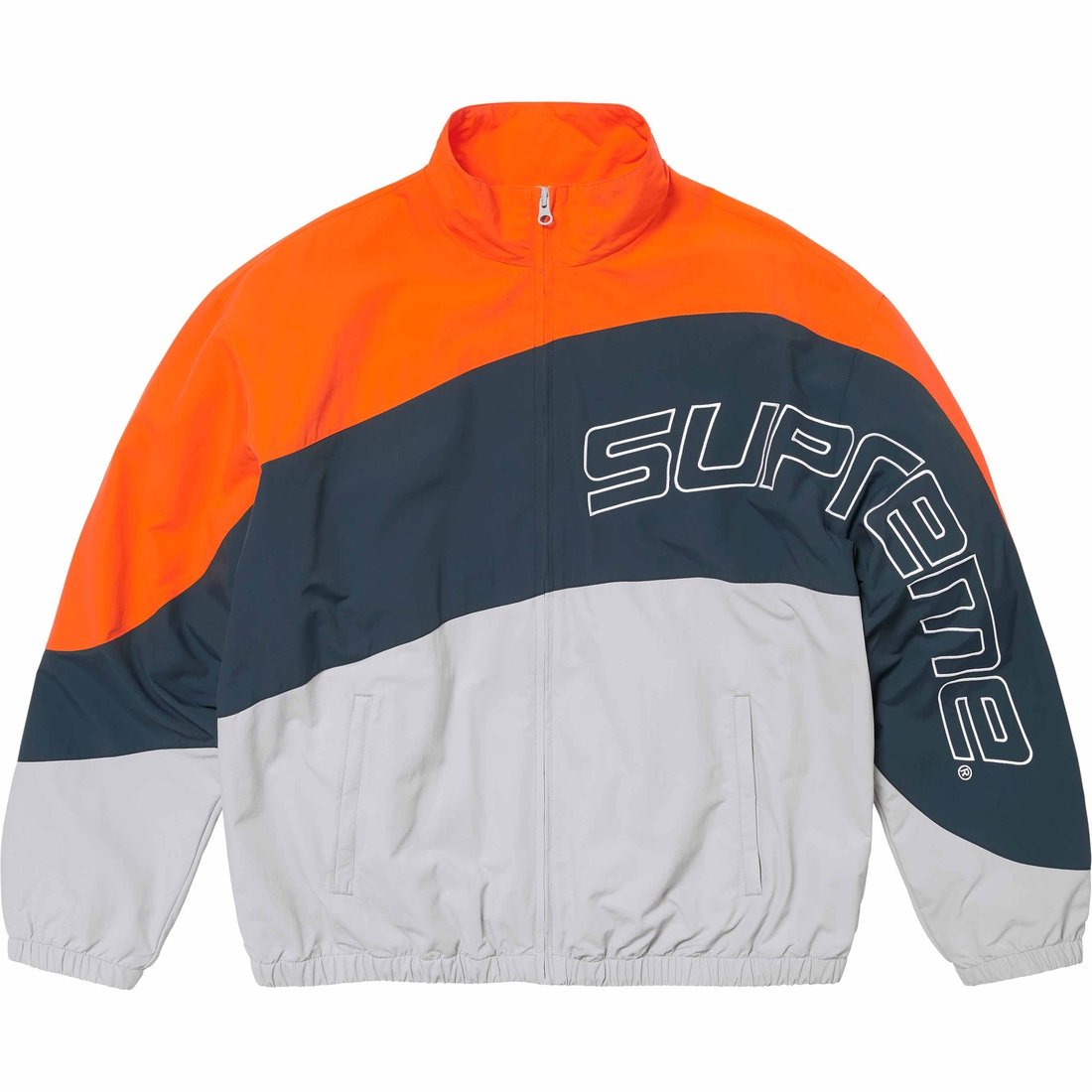 Details on Curve Track Jacket Grey from spring summer
                                                    2024 (Price is $168)