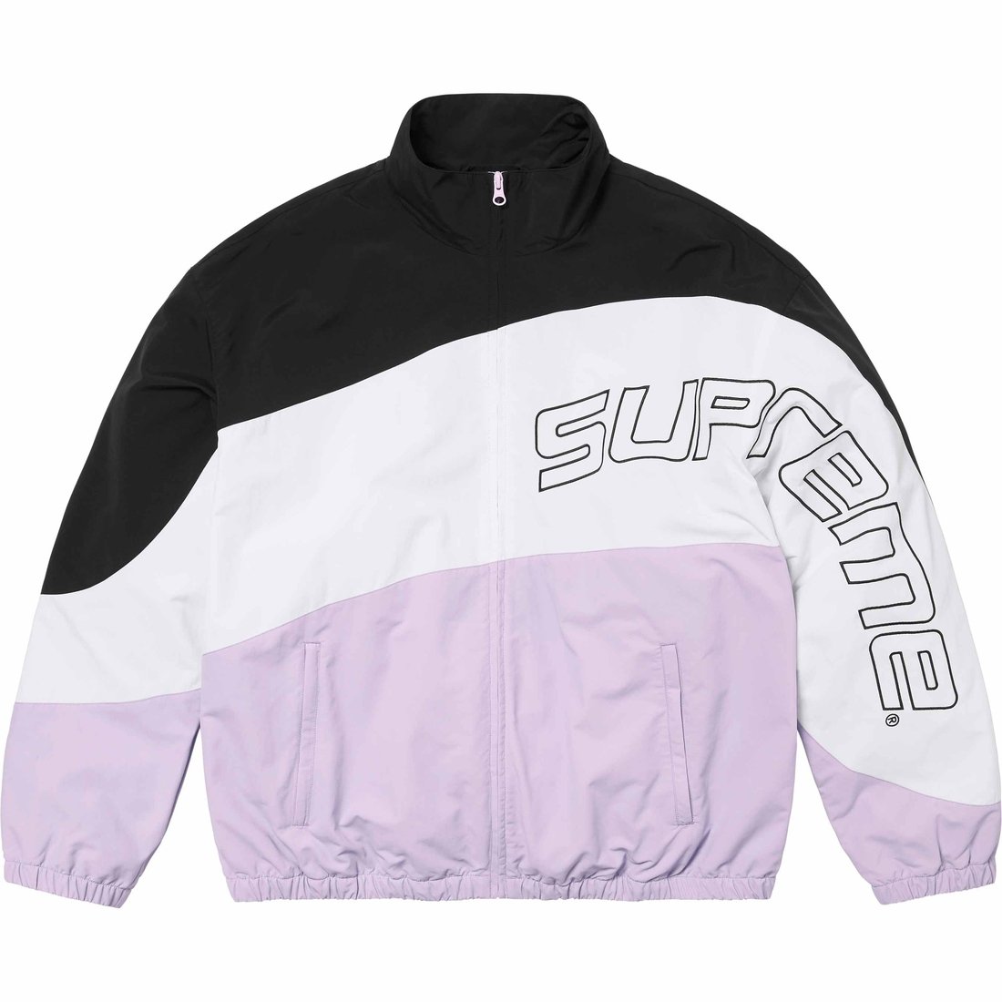 Details on Curve Track Jacket Light Purple from spring summer
                                                    2024 (Price is $168)