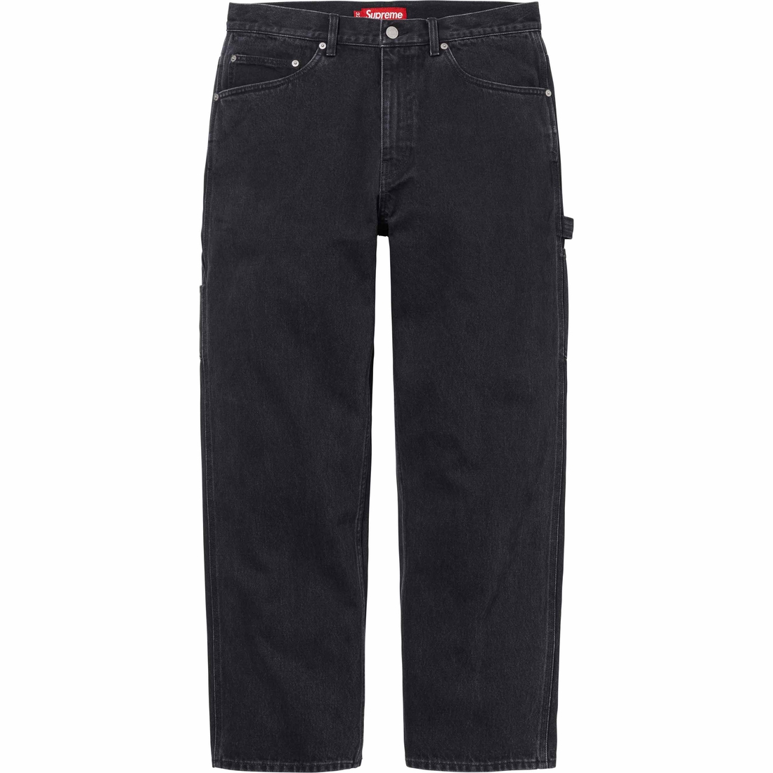 Supreme Denim Painter Pant (SS24) - Black - $178
