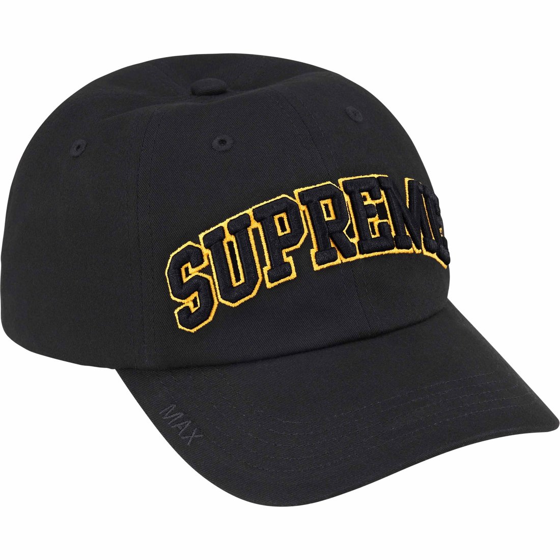 Supreme Difference 6-Panel (SS24) - Black - $48