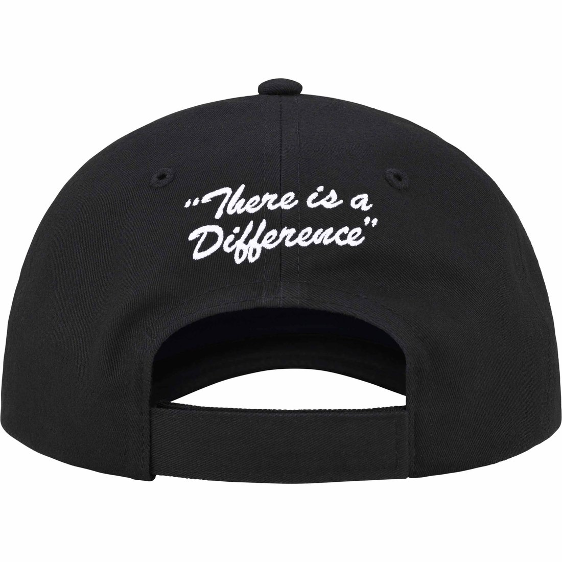 Supreme Difference 6-Panel (SS24) - Black - $48
