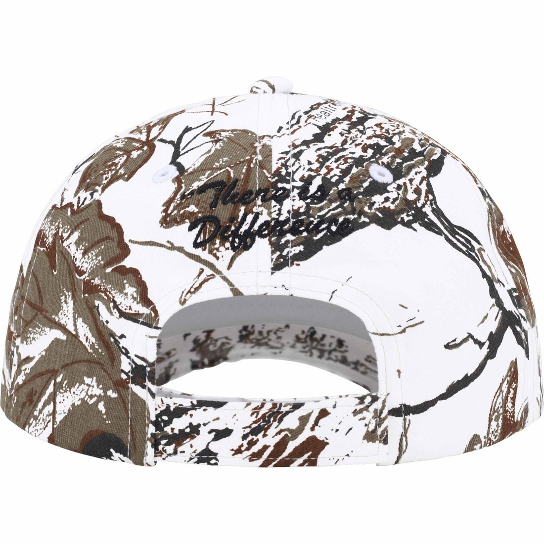 Supreme Difference 6-Panel (SS24) - Snow Camo - $48