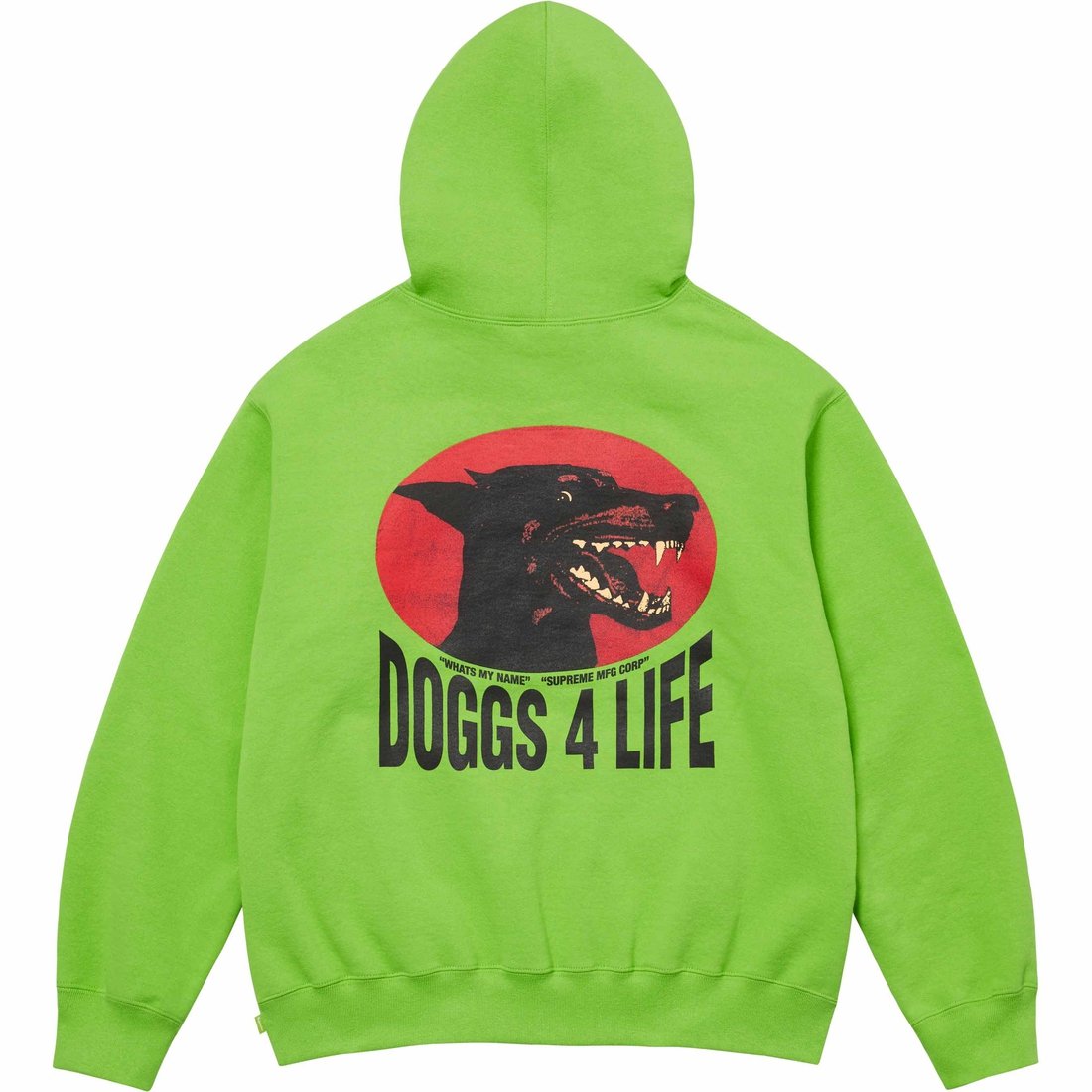 Details on Doggs Hooded Sweatshirt Lime from spring summer
                                                    2024 (Price is $158)