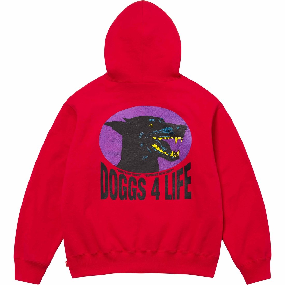 Details on Doggs Hooded Sweatshirt Red from spring summer
                                                    2024 (Price is $158)
