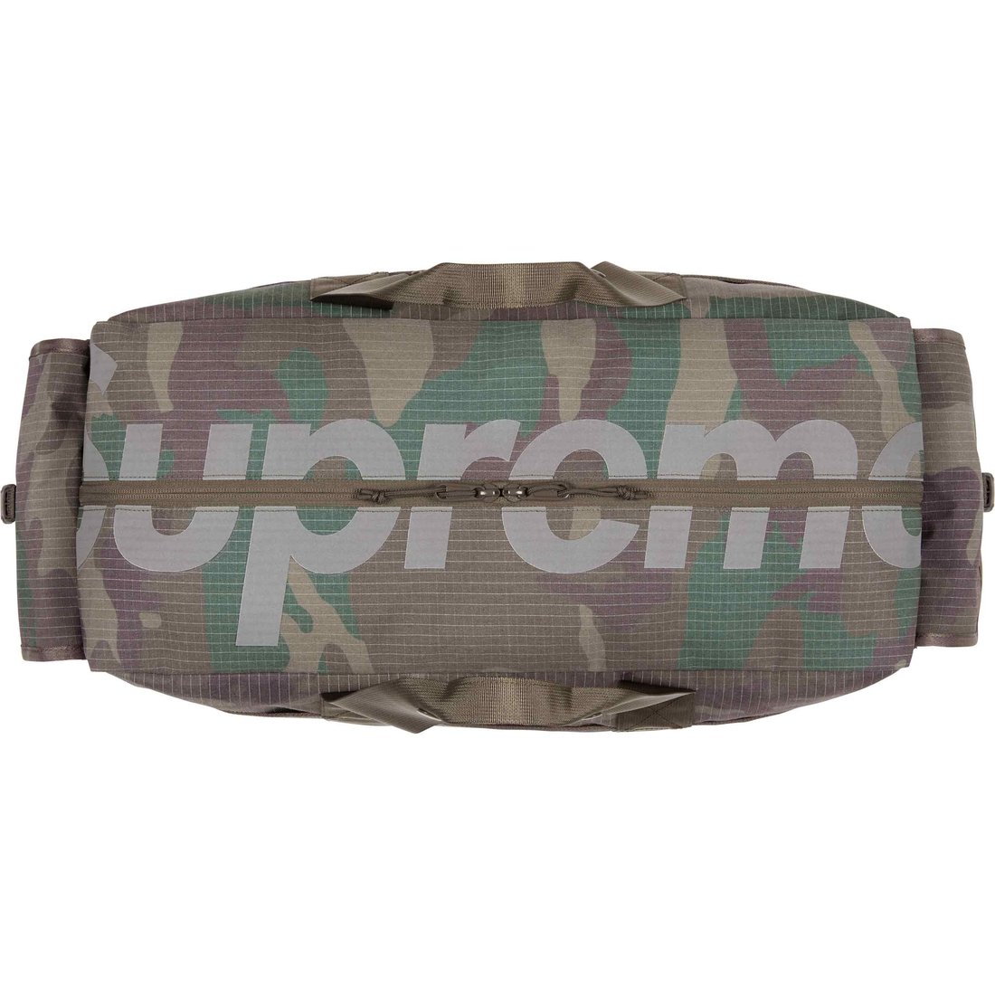 Details on Duffle Bag Woodland Camo from spring summer
                                                    2024 (Price is $178)