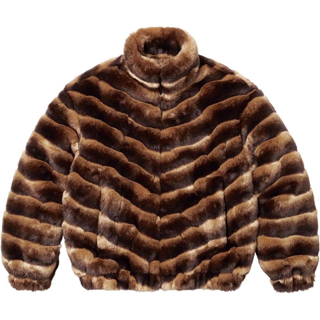 Details on Faux Fur Jacket Brown from spring summer
                                                    2024 (Price is $398)