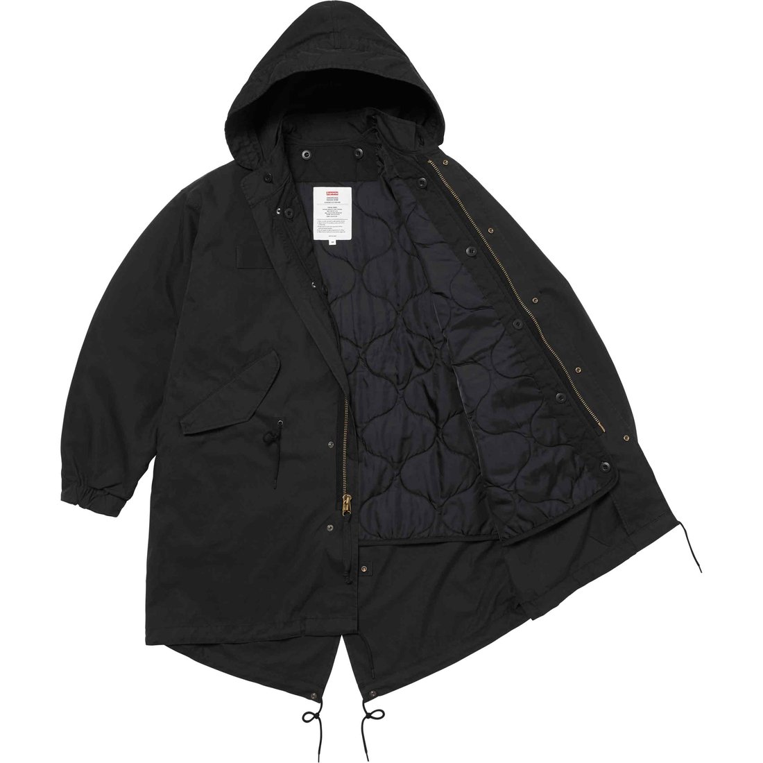 Details on Futura Fishtail Parka Black from spring summer
                                                    2024 (Price is $498)