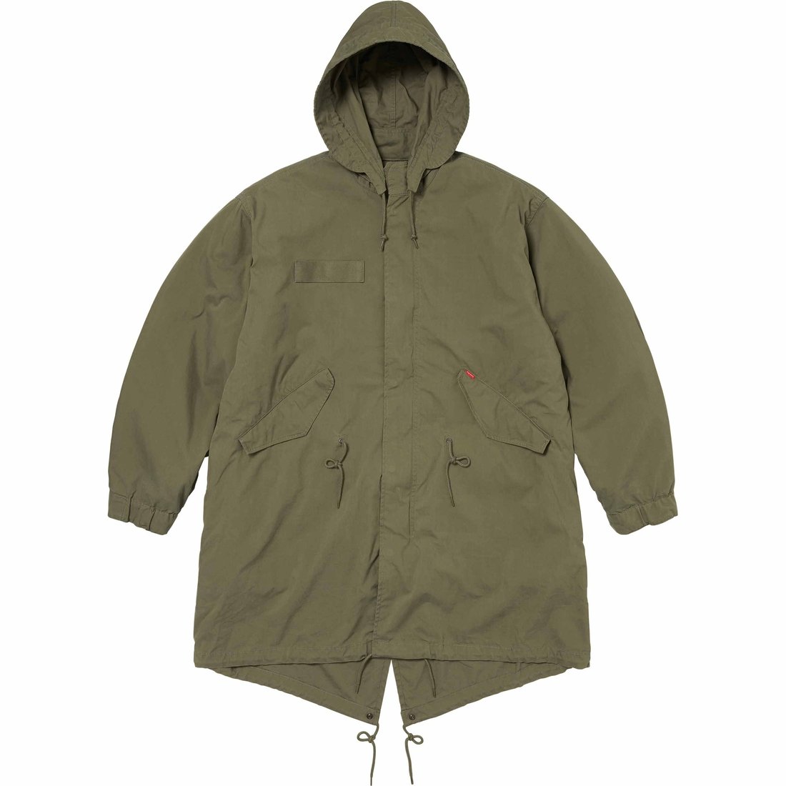 Details on Futura Fishtail Parka Olive from spring summer
                                                    2024 (Price is $498)