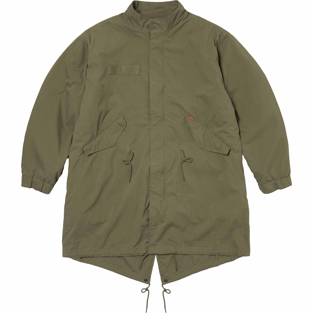 Details on Futura Fishtail Parka Olive from spring summer
                                                    2024 (Price is $498)